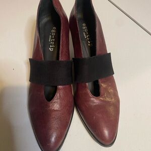 🍄Women's Burgundy Leather Shoes